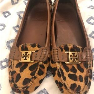 Tory Burch leopard print loafers